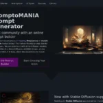 promptoMANIA: AI art community with prompt generator